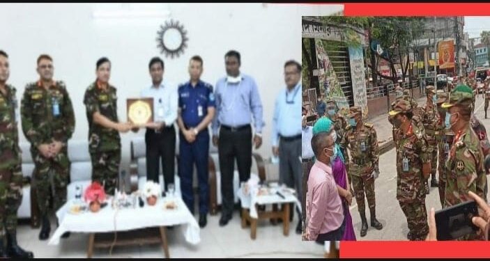 নাারয়ণগঞ্জে করোনায় প্রশাসন-সেনাবাহিনী কাজ করছে