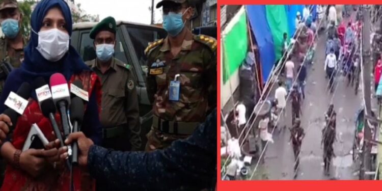 নারায়ণগঞ্জে টহল দিচ্ছে ম্যাজিস্ট্রেট – সেনাবাহিনী, করা হচ্ছে সতর্ক