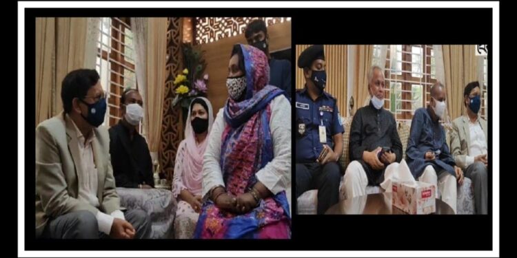 মেয়র আইভী কে মন্ত্রী গাজীর সমবেদনা জ্ঞাপন