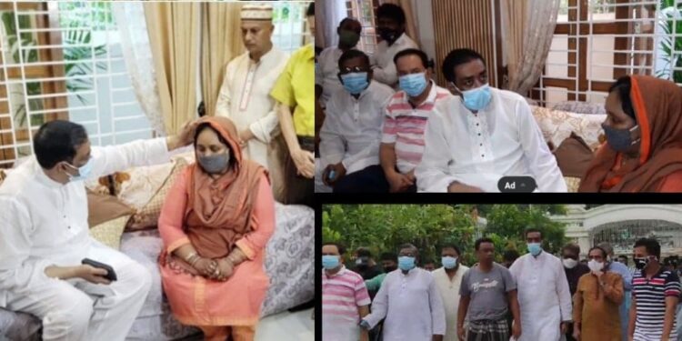 মেয়র আইভীকে সমবেদনা জানালেন এমপি শামীম ওসমান