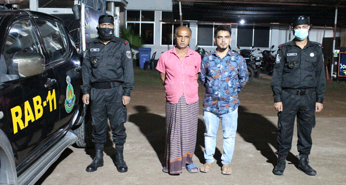 সিদ্ধিরগঞ্জে দুই চাঁদাবাজ গ্রেফতার