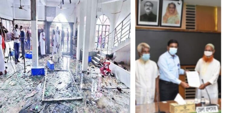 মিললো বিস্ফোরিত তল্লার সেই মসজিদ খোলার অনুমতি