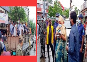 নারায়ণগঞ্জে ট্রাকে যাত্রী, ড্রাইভারের জরিমানা