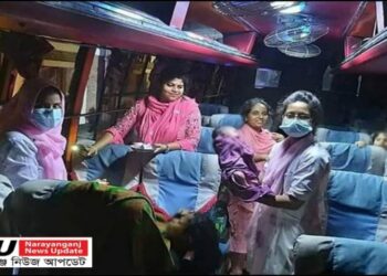 নারায়ণগঞ্জ থেকে ফেরার পথে বাসের মধ্যেই সন্তান প্রসব