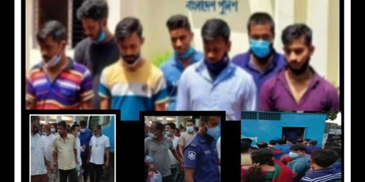 রূপগঞ্জের আন্তঃজেলা ৭ ডাকাত রিমান্ডে