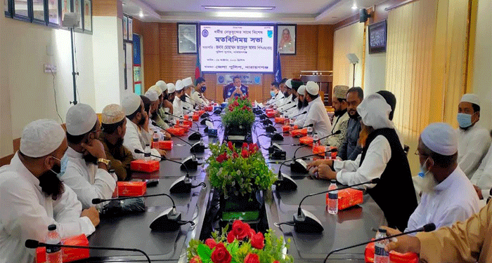 ‘সম্প্রীতি বাজায় রাখতে রাষ্ট্রের জন্য কাজ করুন‘- এসপি জায়েদুল