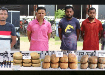 গাঁজা ও ফেন্সিডিলসহ মাদক ব্যবসায়ী গ্রেফতার