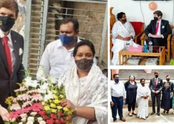 মেয়র আইভীর সঙ্গে মার্কিন রাষ্ট্রদূত মিলারের সাক্ষাৎ