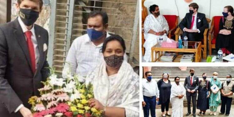 মেয়র আইভীর সঙ্গে মার্কিন রাষ্ট্রদূত মিলারের সাক্ষাৎ