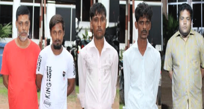 নারায়ণগঞ্জে ৫ জন মাদক ব্যবসায়ী গ্রেফতার