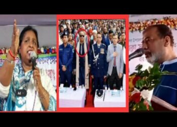 “রাজাকারপুত্র কাজলকে জুতার মালা পরিয়েছিলেন !”