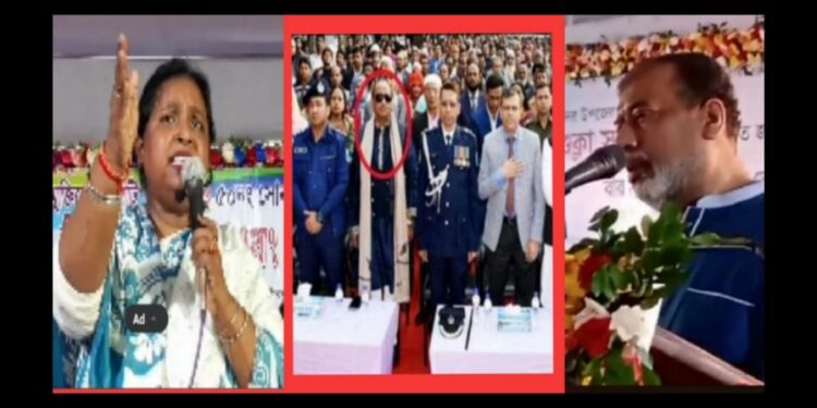 “রাজাকারপুত্র কাজলকে জুতার মালা পরিয়েছিলেন !”