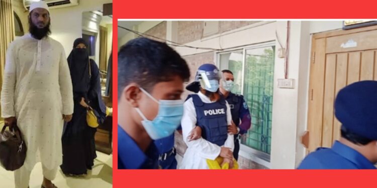 নারায়ণগঞ্জ আদালতে মুখোমুখি মামুনুল – ঝর্ণা