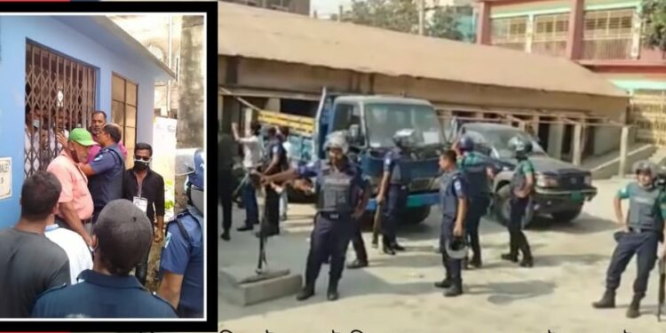 টয়লেটে অবরুদ্ধ ছাত্রলীগ সভাপতি-সেক্রেটারী (ভিডিও)