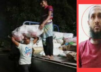 আড়াইহাজারে নিষিদ্ধ পলিথিনসহ সারোয়ার গ্রেফতার