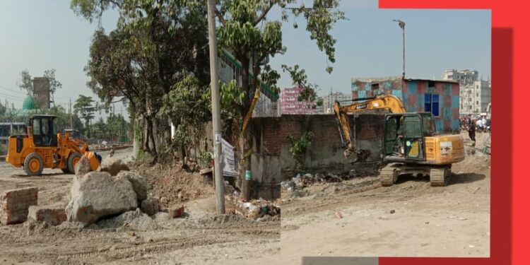 ভেঙে ফেলা হচ্ছে খালেদা জিয়ার স্মৃতি বিজড়িত সেই পেট্রলপাম্প !