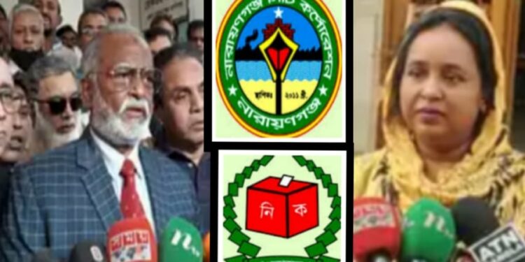 নাসিক মেয়র : মনোনয়নপত্র জমা দিলেন আইভী-তৈমুর