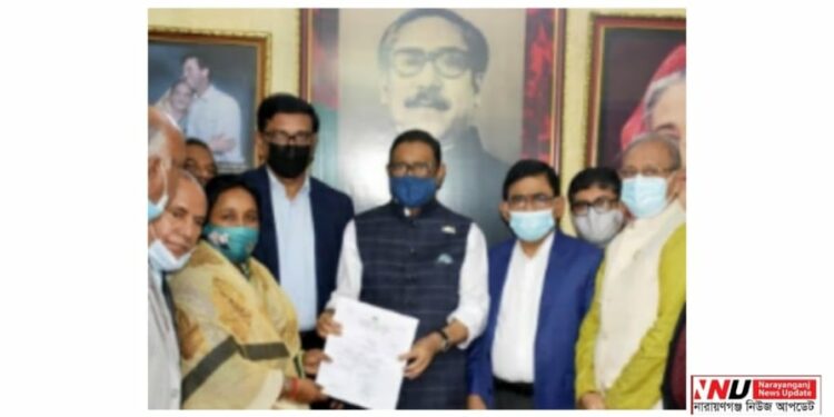 সকলকে আইভীর পক্ষে কাজ করতে ওবায়দুল কাদেরের নির্দেশ