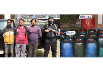 তেলচোর চক্রের ৩ সক্রিয় সদস্য গ্রেফতার