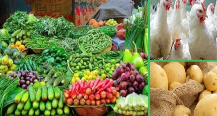 সবজিতে স্বস্তি, বেড়েছে পেঁয়াজ-রসুন ! মুরগিতে ডাকাতি