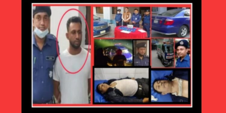 দুই দারোগার মৃত্যু: সেই আসামি গ্রেফতারের পর রিমান্ডে