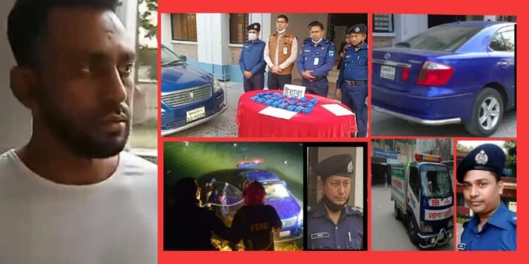 ৪২ হাজার ইয়াবার আসামি চালাচ্ছিল জব্দকৃত গাড়ী ! দ্বায় কার ?