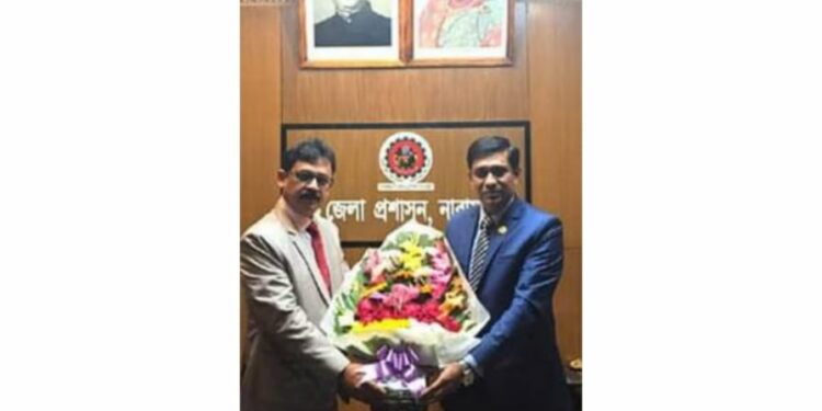 নারায়ণগঞ্জে নতুন জেলা প্রশাসকের যোগদান