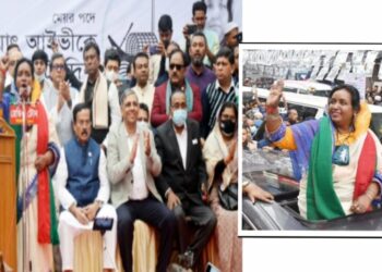 নৌকা নৌকা স্লোগানে উৎসবের নগরী নারায়ণগঞ্জ