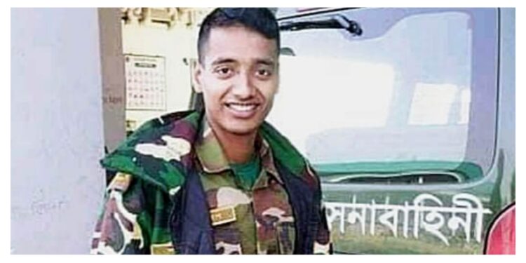 সিদ্ধিরগঞ্জে ছিনতাইকারীর ছুরিকাঘাতে সেনা সদস্য  খুন