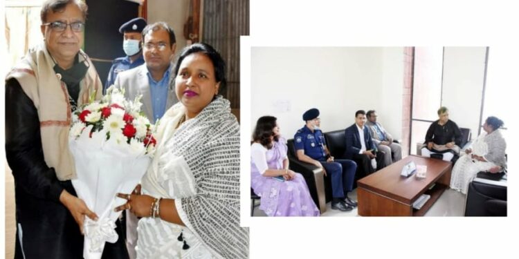 ডাঃ আইভীর সাথে সংস্কৃতি প্রতিমন্ত্রীর সাক্ষাৎ