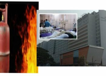 ফতুল্লায় ট্রাকের গ্যাস সিলিন্ডার থেকে আগুন, দগ্ধ ১০