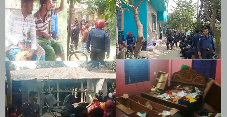 আড়াইহাজারে রিয়াদ হত্যায় ভাংচুর-লুটপাট, গুলিবিদ্ধ ১