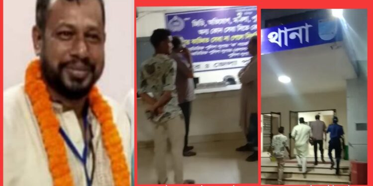 শিক্ষকের উপর হামলাকারী সাদত বাবু গ্রেফতার