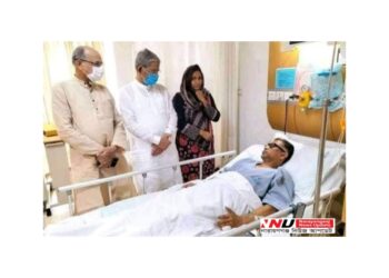 মামুন মাহমুদকে দেখতে হাসপাতালে মির্জা ফখরুল