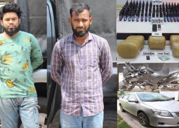 ৪৭ কেজি গাঁজা, ১৫১ ফেন্সিডিলসহ ২ কারবারী আটক
