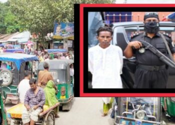 নগরীর মন্ডলপাড়ায় অটো সট্যান্ডের চাঁদাবাজ গ্রেফতার