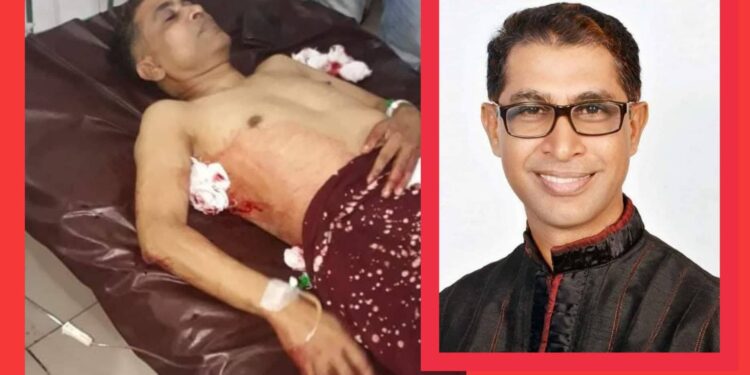 মামুন মাহমুদ সন্ত্রাসী হামলায় গুরুতর আহত