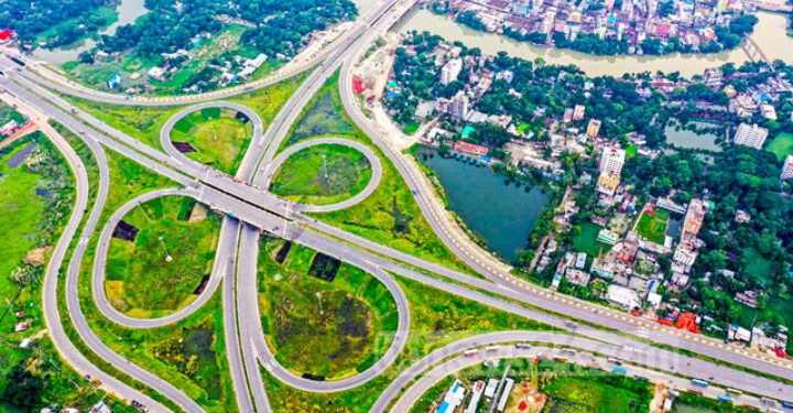 ভাঙ্গার আদলে করা হচ্ছে পঞ্চবটি মোড়