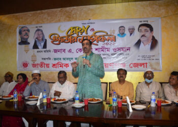 ‘৫ মিনিটও টিকতে পারবেন না- ইফতার মাহফিলে শামীম ওসমান