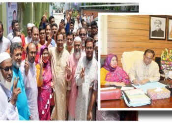 জেলা পরিষদের দাযিত্ব গ্রহণ করলেন আনোয়ার হোসেন