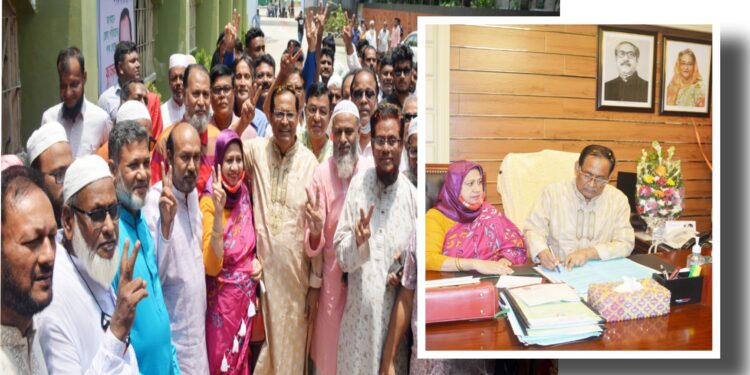 জেলা পরিষদের দাযিত্ব গ্রহণ করলেন আনোয়ার হোসেন