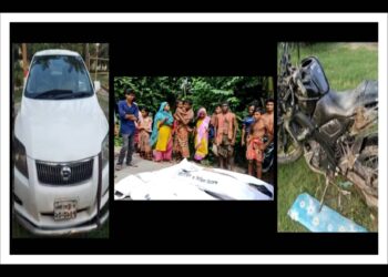 আড়াইহাজারে প্রাণ গেলো দুই হোন্ডা আরোহীর