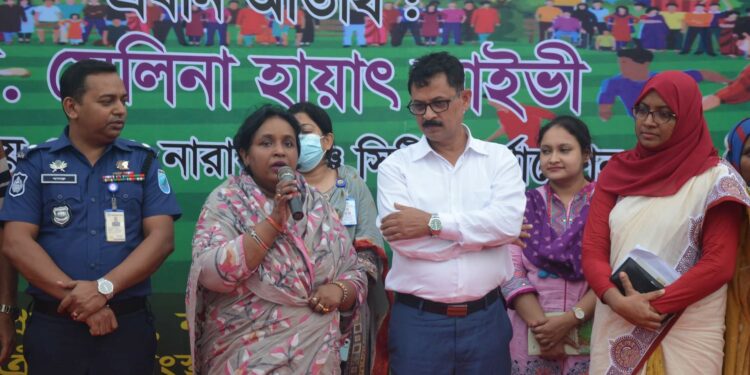 “খেলাধুলা বাড়লে কিশোর গ্যাং কমবে”- মেয়র আইভী