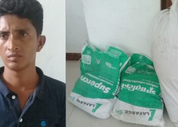 বন্দরে ৩২ কেজি গাজাসহ জমসেদ গ্রেপ্তার