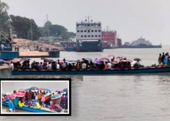 নারায়ণগঞ্জ থেকে নৌকায় বুড়িগঙ্গা-পদ্মা-যমুনা দিয়ে সিরাজগঞ্জ