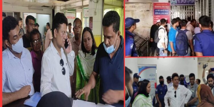 সিদ্ধিরগঞ্জে অবৈধ ক্লিনিক সিলগালা