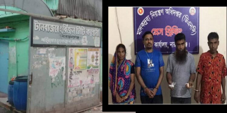 টানবাজারের মাদক সাম্রাজ্যের সম্রাট শিবা গ্রেফতার