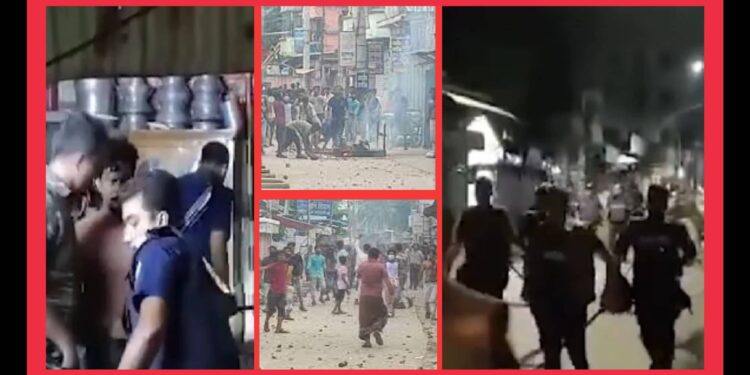 মসজিদে দারোগা গণপিটুনী : আটক ৩১, পাল্টাপাল্টি ধাওয়া