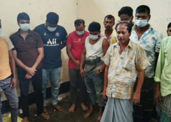 আড়াইহাজারের ১২ জুয়াড়ি নারায়ণগঞ্জ কোর্টে