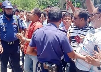 যুবদলের কর্মসূচিতে নারায়ণগঞ্জ পুলিশের বাধা